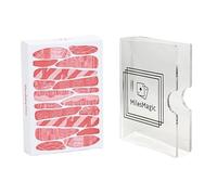 MilesMagic Cardistry Con 2018 - Baraja coleccionable de Cardistry-Con de edición muy limitada con clip protector de almacenamiento de tarjetas de acrílico transparente