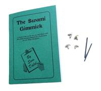 MilesMagic The Swami Gimmick Prediction libro de mago + 4 pistas para truco de magia real del mentalismo