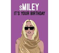 Miley Cyrus - Tarjeta de cumpleaños con texto en inglés "Smiley It's Your Birthday", tarjeta de cumpleaños para ella