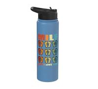 MILF divertida, Me encantan los pies, Fetichismo de pies Stainless Steel Insulated Water Bottle
