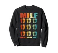 Milf Divertida, Me encantan los pies, Fetichismo de pies Sudadera
