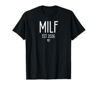 Milf EST 2026 Milf Mom Upgraded Milf 2026 Milfin Ain't Easy Camiseta