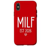Milf EST 2026 Milf Mom Upgraded Milf 2026 Milfin Ain't Easy Carcasa para iPhone X/XS
