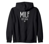 Milf EST 2026 Milf Mom Upgraded Milf 2026 Milfin Ain't Easy Sudadera con Capucha