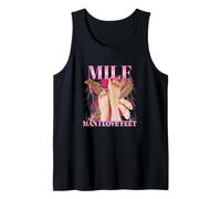 Milf Hombre Amo Pies Divertido Sexy Inapropiado Sucio Adulto Camiseta sin Mangas