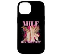 Milf Hombre Amo Pies Divertido Sexy Inapropiado Sucio Adulto Carcasa para iPhone 14