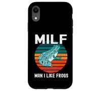 Milf Hombre Me Gustan Ranas Divertido Rana Anfibio Papá Broma Carcasa para iPhone XR