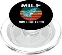 Milf Hombre Me Gustan Ranas Divertido Rana Anfibio Papá Broma PopSockets PopGrip para MagSafe