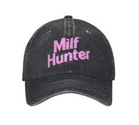 Milf Hunter Gorras de béisbol Divertidas para Hombres y Mujeres Gorras de Mezclilla desgastadas Sombrero Vintage Regalo de Verano al Aire Libre Sombrero
