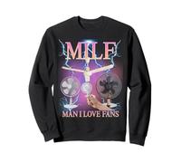Milf Man I Love FansFunny Ironic Acronym Joke Sudadera