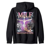 Milf Man I Love FansFunny Ironic Acronym Joke Sudadera con Capucha
