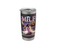 MILF Man I Love Fowl Funny Ironic Acronym Joke Vaso térmico de acero inoxidable de doble pared