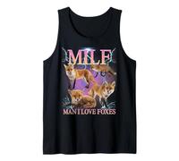 Milf Man I Love Foxes Funny Ironic Acronym Joke Camiseta sin Mangas