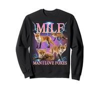 Milf Man I Love Foxes Funny Ironic Acronym Joke Sudadera