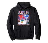 Milf Man I Love Funnels Funny Ironic Acronym Joke Sudadera con Capucha