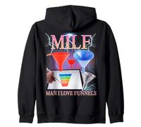 Milf Man I Love Funnels Funny Ironic Acronym Joke Sudadera con Capucha