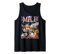 Milf Man I Love Furballs Funny Ironic Acronym Joke Camiseta sin Mangas