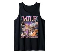 Milf Man I Love Furballs Funny Ironic Acronym Joke Camiseta sin Mangas