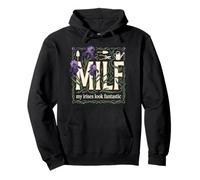 Milf Mi Iris Mira Fantástico Jardinero De Flores Humor Sudadera con Capucha