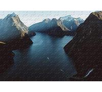 Milford Sound Fiordland National Park Nueva Zelanda 1000 piezas rompecabezas de madera 29.5 x 19.6 pies, graduación especial para adultos