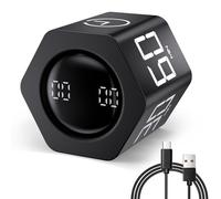 Milgeo - Temporizador con sensor de gravedad, cubo de herramientas de gestión del tiempo con tecnología Pomodoro para el trabajo, oficina, tareas de estudio, niños, cocina, deportes para contar el