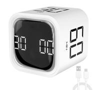 Milgeo Temporizador de detección de Gravedad, Temporizador de tecnología Pomodoro, Herramienta de gestión del Tiempo, Dados para adhs, Trabajo, Oficina, Estudio, tareas, niños, cocinar, Deportes