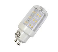 Mili Bombilla LED 4 W GU10 3000 K Blanco Cálido 230 V 400 lm, transparente, forma de cilindro, luz ambiente, 270 grados, Maxiflood, sustituye a halógeno de 40 W (1 PACK blanco cálido)