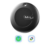 MiLi MiTag Duo Smart Tracker Pack de 1 para Buscar de Apple y Localizador de Google, localizador de Llaves Compatible con iOS y Android, IP67, Pila CR2032 reemplazable