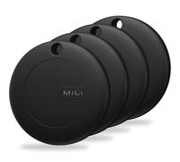MiLi MiTag - Localizador de llaves para Apple ¿Dónde está? APP (iOS solamente), localizador de llaves, Bluetooth Smart Tracker Tag para equipaje/corredor/bolsas, resistente al agua IP67, batería