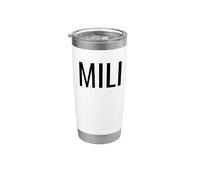 Mili Vaso térmico de acero inoxidable de doble pared
