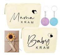 MILIAFLICK 5 Piezas Set Regalos para Futuras Madres Neceser Maquillaje Necesers Bebe Recien Nacido Bolsa Maternidad Mujer Walking Mum Bolsos Bolsas de Aseo Mama Bolsa Bebe Neceser Viaje Mujer