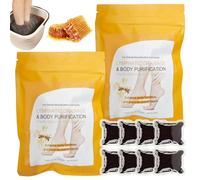 MILIAFLICK Baño de pies Veneno de abeja Perlas Bee Venom Baño de Pies Abeja Veneno de Abeja Baño de Pies Perlas de Veneno de Abeja Drenaje Linfático Perlas de Baño de Pies Relajación y Cuidado de Sus