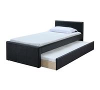 Miliboo - Cama Nido 90 x 190cm Negro Mate Macco