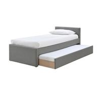 Miliboo Macco - Cama nido de tela (90 x 190 cm), color gris