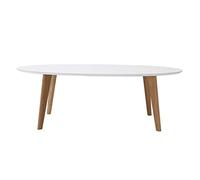 Mesa de centro diseño blanco L120 cm EKKA
