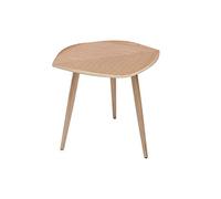 Miliboo Mesa de Centro Madera en Forma de Hoja L60 cm PHYLL
