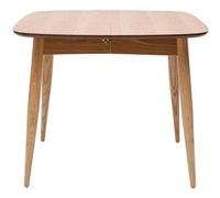 Miliboo Mesa de comedor extensible fresno natural L90-130 cm NORDECO