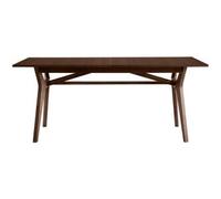 Miliboo Mesa extensible de contrachapado de nogal 180-220 cm FOSTER