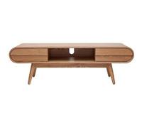 Miliboo Mueble TV diseño 2 cajones fresno natural BALTIK