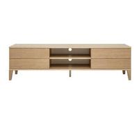 Miliboo Mueble TV nórdico de madera clara 180 cm FREDDY