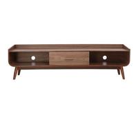 Miliboo Mueble TV vintage madera nogal 180 cm HALLEN