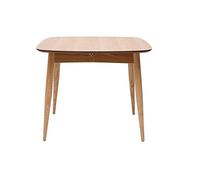 Mesa de comedor extensible fresno natural L90-130 cm NORDECO