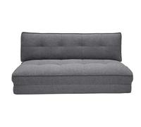 Miliboo Sillón cama de 2 plazas convertible en tela gris SALLY