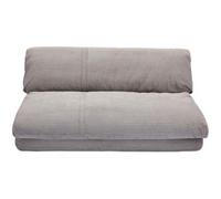 Miliboo Sillón cama de 2 plazas de pana gris claro SPENCER
