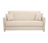 Miliboo Sofá convertible 3 plazas nórdico beige SKANDY