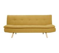 Miliboo Sofá convertible nórdico 3 plazas amarillo SENSO