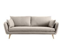 Miliboo Sofá nórdico 3 plazas beige CREEP