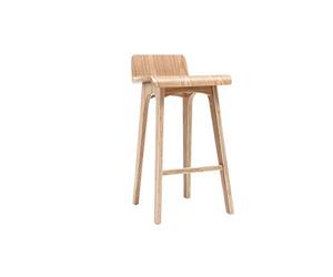 Miliboo - Taburete/Silla de Bar escandinavo 65cm Fresno BALTIK