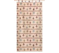 Milica Cortina Alpujarreña Jacquard Rústica 140x260 cm | Solo Cortina | Estilo Tradicional Español para Puerta y Ventana Exterior e Interior | Alta Resistencia y Fácil Instalación | Modelo lis