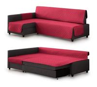 Milica Funda Acolchada Compatible con Sofa Cama Esquinero Friheten de IKEA | Protector Lavable y Elegante | Válido para Chaise Longue Izquierda o Derecha | Fabricado en España | Color: Rojo